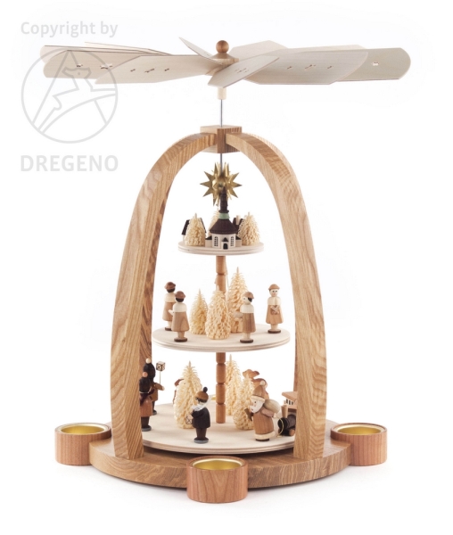 Pyramide 3-stöckig Weihnachtszeit