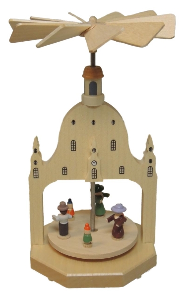 Wärmespiel Frauenkirche mit Stadtleuten