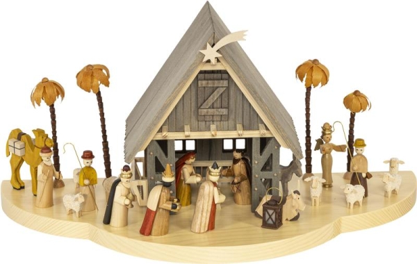 Weihnachtskrippe elektrisch