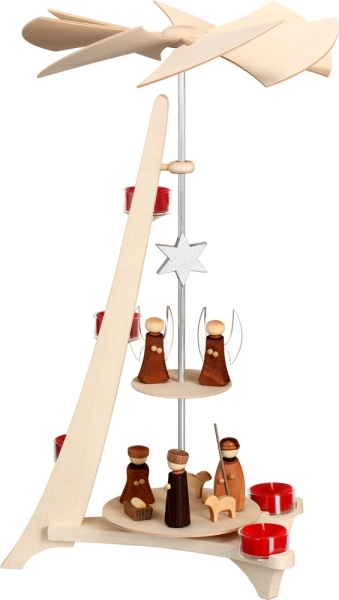 L-Pyramide Christi Geburt und Engel