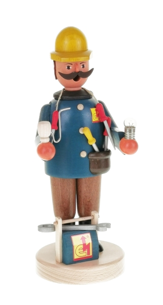 Räuchermann Elektriker 23 cm