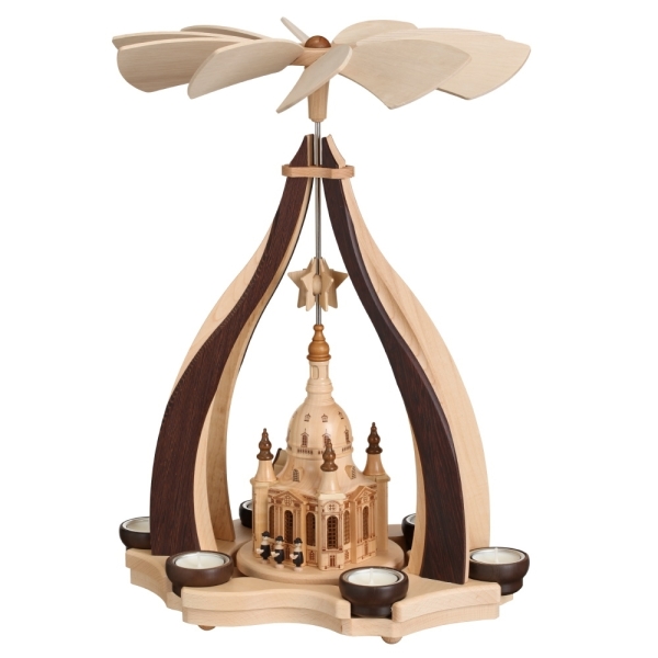 Designteelichtpyramide "Dresdner Frauenkirche"