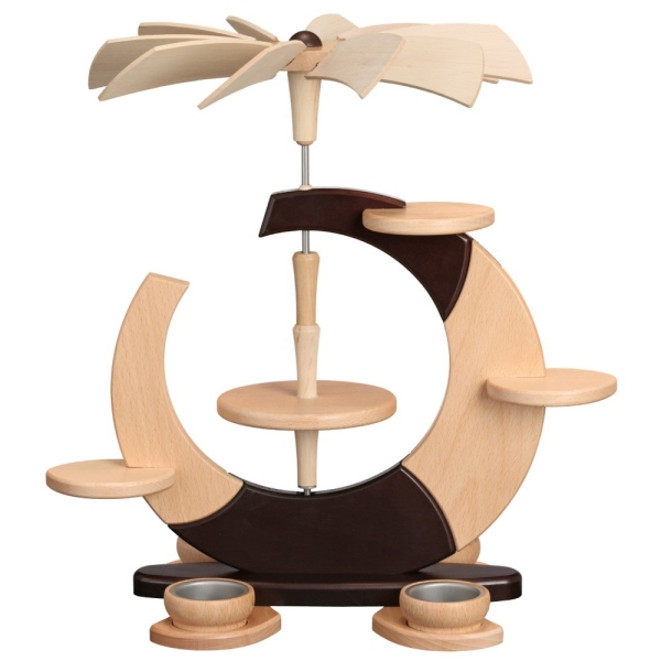 Designpyramide "offener Kreis" - unbestückt