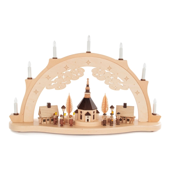 Schwibbogen Dorf Seiffen groß