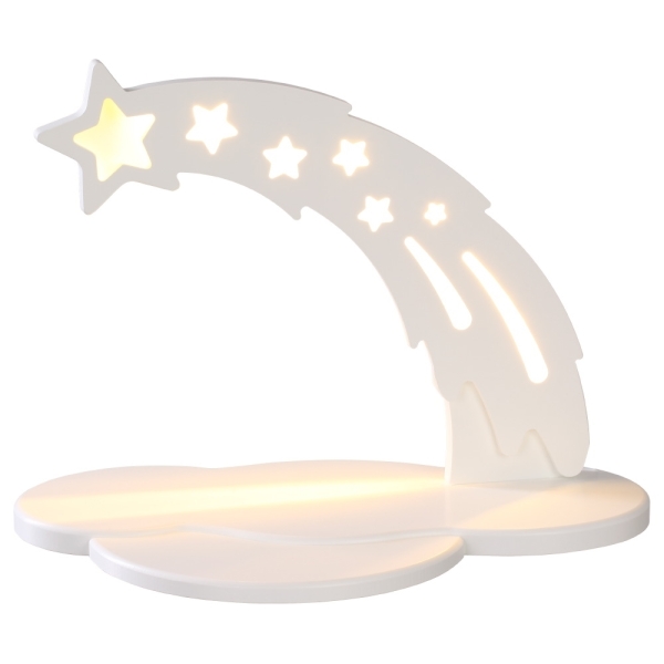 LED-Schweif mit Anleger weiß