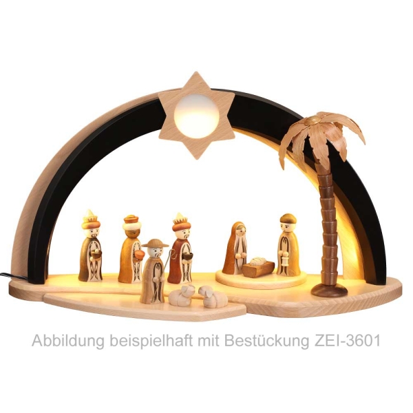 LED-Designbogen natur/braun